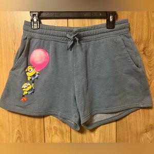 Women’s Universal Studios Despicable Me Shorts Blue Sz M